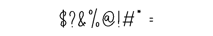 Candy Stacked Font OTHER CHARS