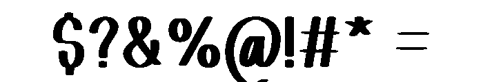 Candy Sticker Font OTHER CHARS