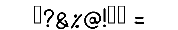 Candy Sunshine Regular Font OTHER CHARS