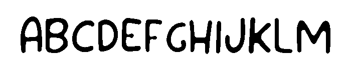 Candy Sunshine Regular Font UPPERCASE