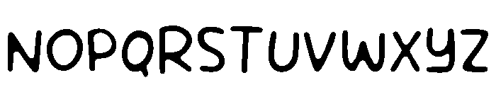 Candy Sunshine Regular Font LOWERCASE