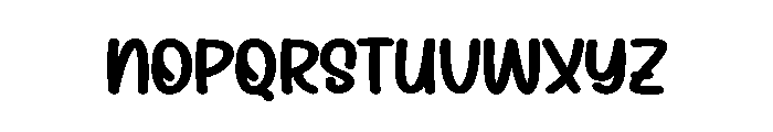 Candy Welcome Font LOWERCASE