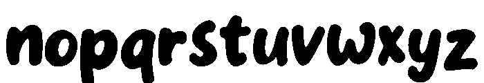 CandyCloud Font LOWERCASE