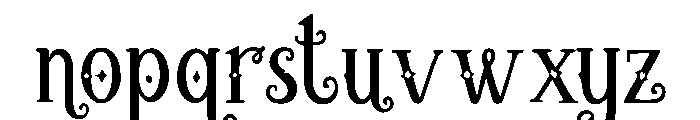 CandyCrest Font LOWERCASE
