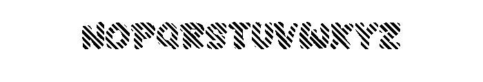 CandyFont Font UPPERCASE