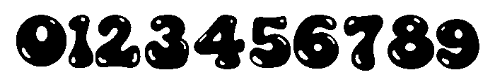 CandyGroovy Bubble Font OTHER CHARS