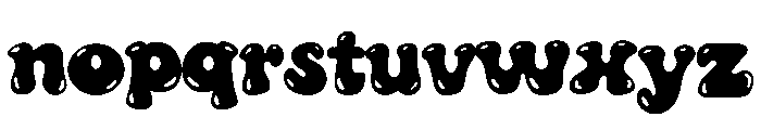 CandyGroovy Bubble Font LOWERCASE