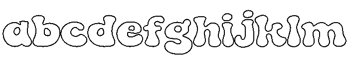 CandyGroovy Outline FONT