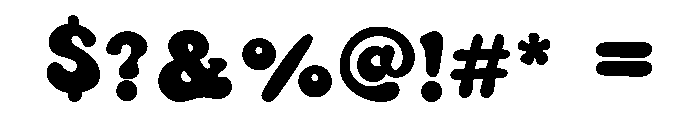 CandyGroovy Font OTHER CHARS