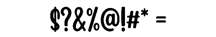 CandyHorn Font OTHER CHARS
