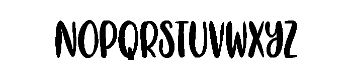 CandyHorn Font UPPERCASE