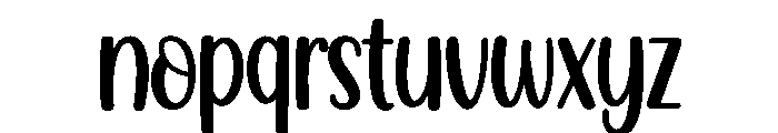 CandyHorn Font LOWERCASE