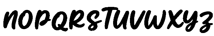 CandyMilk-Regular Font UPPERCASE