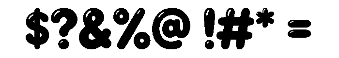 CandyPuff Font OTHER CHARS
