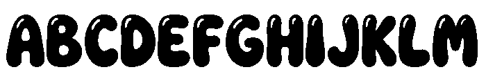 CandyPuff Font UPPERCASE