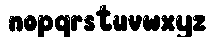 CandyPuff Font LOWERCASE