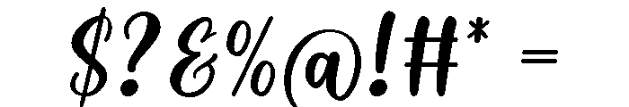 Candyan Font OTHER CHARS