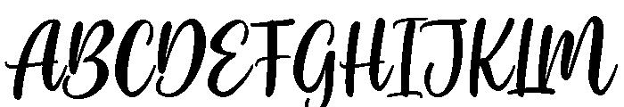 Candyan Font UPPERCASE