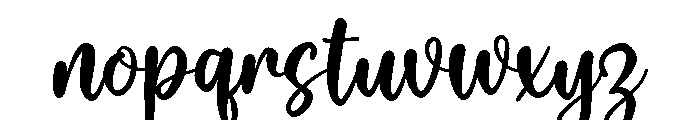 Candyan Font LOWERCASE