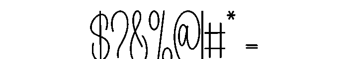 Candycake Font OTHER CHARS