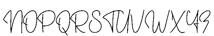 Candycake Font UPPERCASE
