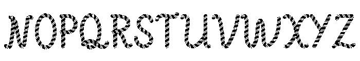 Candycane Party Font LOWERCASE
