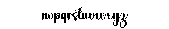 Candylane Font LOWERCASE