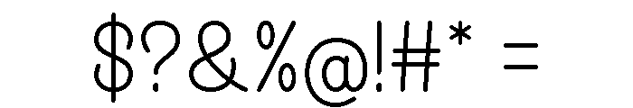 Candyler Font OTHER CHARS