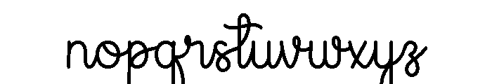 Candyler Font LOWERCASE