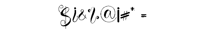 Candylight Font OTHER CHARS