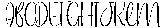 Candylight Font UPPERCASE