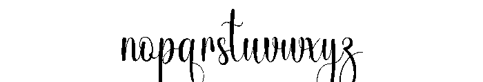 Candylight Font LOWERCASE
