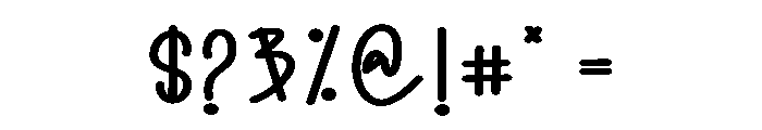Candypink Font OTHER CHARS