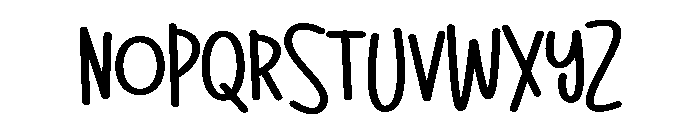 Candypink Font UPPERCASE