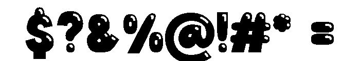 Canele Soda Shine Font OTHER CHARS