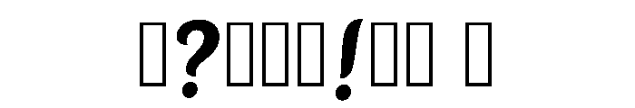 Caney Regular Font OTHER CHARS