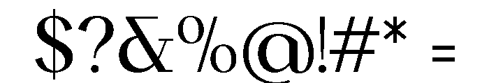 Canilera Regular Font OTHER CHARS