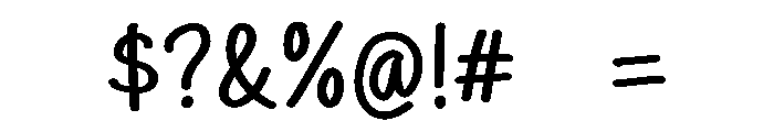 Canna Font OTHER CHARS