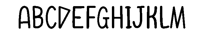 Canna Font UPPERCASE