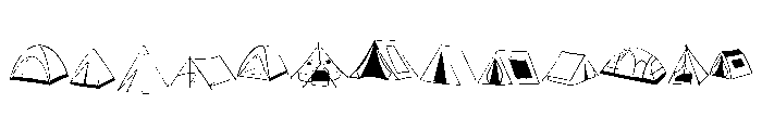 Canping Font UPPERCASE