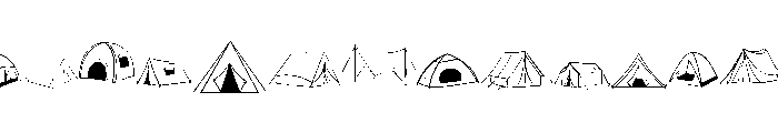 Canping Font UPPERCASE