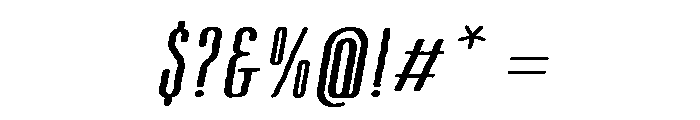 CansumHand-26HandItalic Font OTHER CHARS