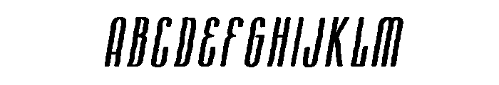 CansumHand-26HandItalic Font UPPERCASE