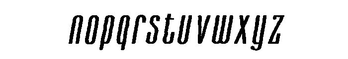CansumHand-26HandItalic Font LOWERCASE