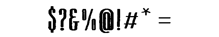 CansumHand-27HandBold Font OTHER CHARS