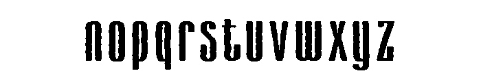 CansumHand-27HandBold Font LOWERCASE