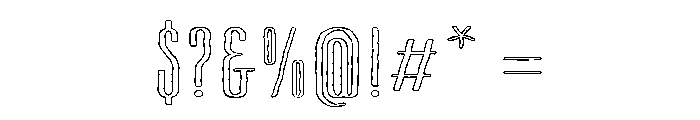 CansumHand-45LineRegular Font OTHER CHARS