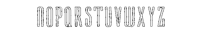 CansumHand-45LineRegular Font UPPERCASE