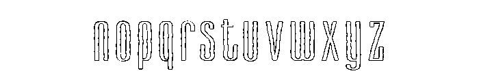 CansumHand-45LineRegular Font LOWERCASE