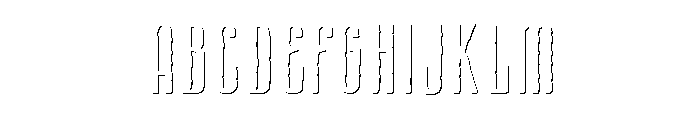 CansumHand-55ShadowRegular Font UPPERCASE